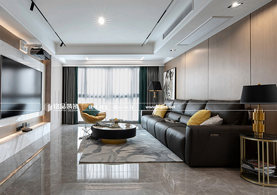 义乌-现代风格新房装修-三室两厅130平方米装修案例
