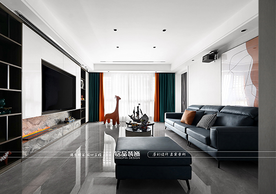 义乌现代风格-180平方米毛坯新房装修案例