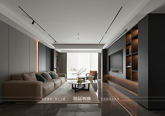 义乌现代风格-162m²三室两厅-大平层装修案例
