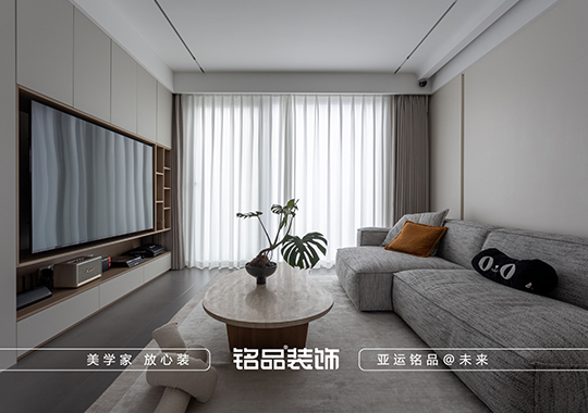 义乌现代风格-138m²四居室-大平层装修案例
