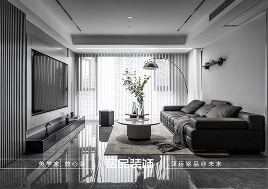 义乌毛坯新房-120方现代极简-三室两厅装修案例